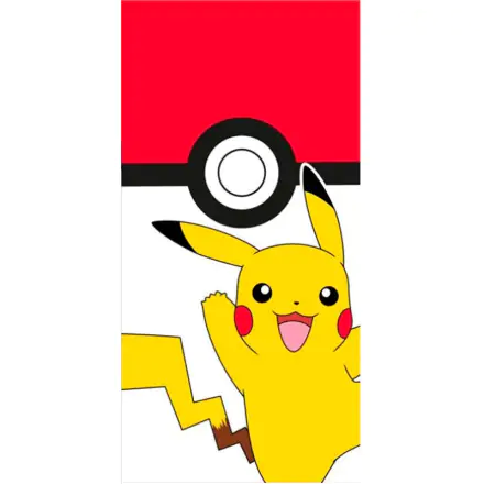 Prosop de plajă Pokemon Pikachu Pokeball bumbac termékfotója