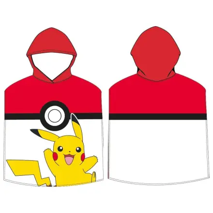 Pokémon Poké Ball Prosop de plaja tip Poncho poza produsului