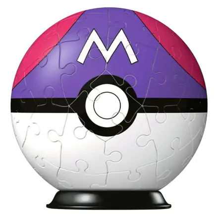 Puzzle 3D Pokémon Pokéballs: Master Ball (54 piese) termékfotója