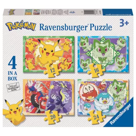 Pokemon puzzle 12-16-20-24 piese poza produsului