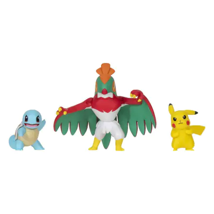 Pokémon Select Figurina de lupta Pikachu, Squirtle, Hawlucha 7,5 cm poza produsului