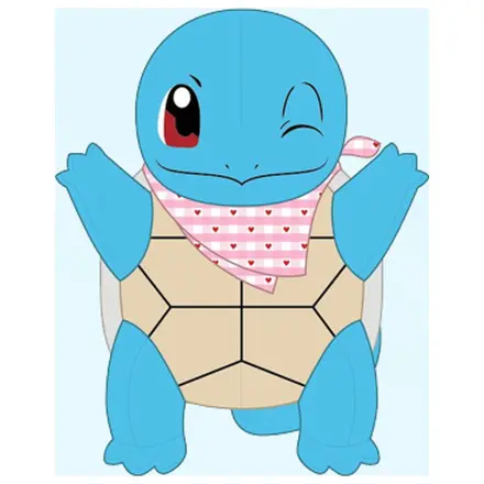 Plush Pokémon Squirtle with Heart Bandana 20 cm poza produsului