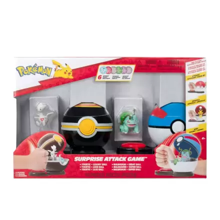 Pokémon Surprise Attack Game Togetic & Minge de Lux vs. Bulbasaur #4 & Minge Grozavă poza produsului