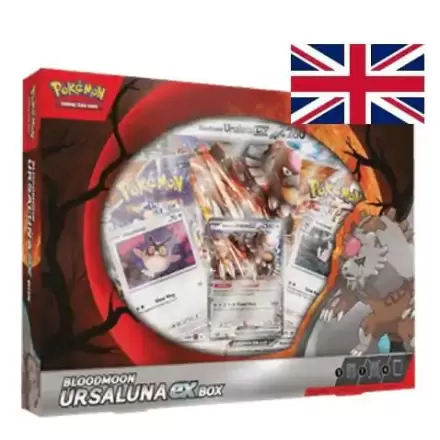 Pokémon TCG Bloodmoon Ursaluna EX Box Noiembrie 2024 *Versiune în engleză* termékfotója