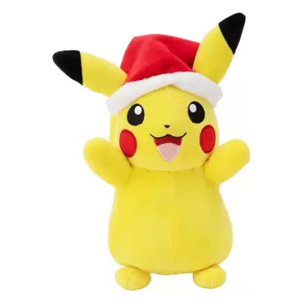 Figurină de pluș Pokémon Iarnă Pikachu cu Pălărie de Crăciun 20 cm termékfotója