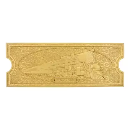 Bilet de tren Replica Polar Express placat cu aur de 24k Ediție Limitată poza produsului