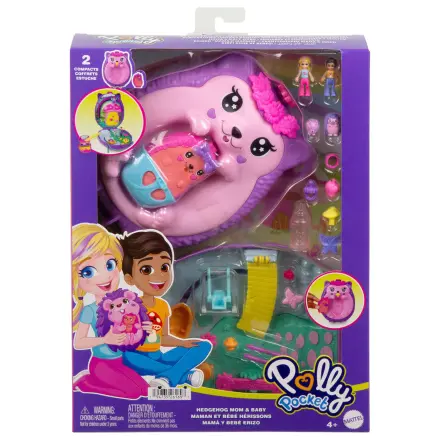 Polly Pocket Mama Hedgehog and Baby set de joaca poza produsului