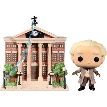 Back to the Future POP! Town Figurina de Vinil Doc cu Turnul cu Ceas 9 cm poza produsului