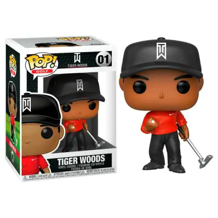 Figurină de vinil Golf Tiger Woods POP! Tiger Woods (Red Shirt) 9 cm termékfotója