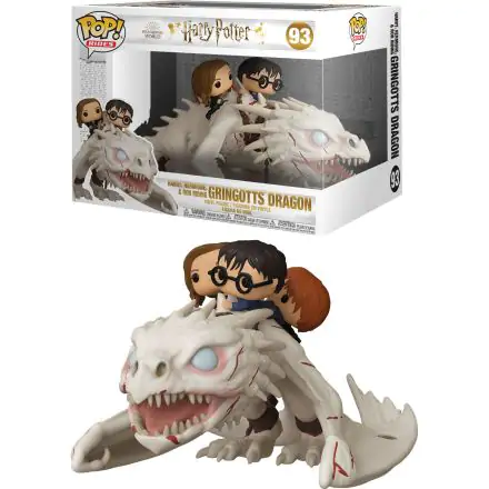 Funko POP! Rides Figurina Vinyl Harry Potter Dragonul Gringotts, Harry, Ron și Hermione poza produsului