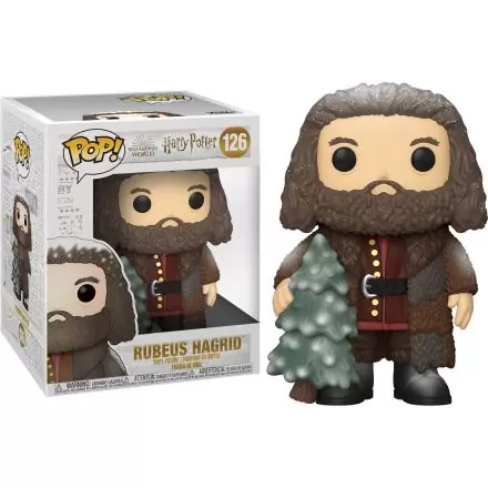Harry Potter Super Sized POP! Figurina de vinil Holiday Rubeus Hagrid 15 cm poza produsului