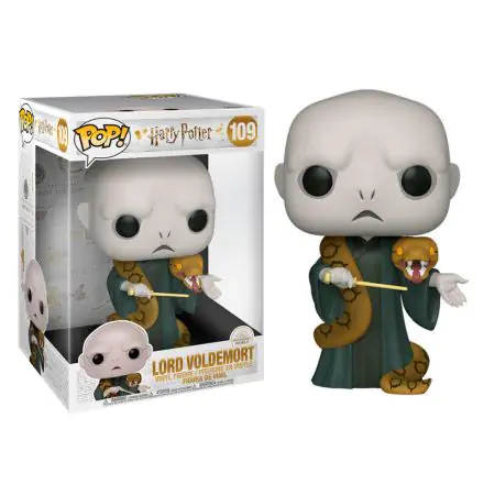 Harry Potter Super Sized POP! Movies Figurină de vinil Voldemort w/Nagini 25 cm poza produsului