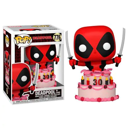 Marvel Deadpool 30th Anniversary POP! Figurina Vinyl Deadpool în Tort 9 cm termékfotója