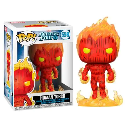 Fantastic Four POP! Marvel Figurina de vinil Human Torch 9 cm poza produsului