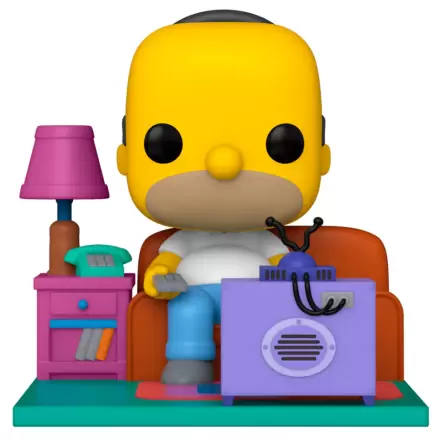Simpsons POP! Deluxe Figurina de Vinil Homer Watching TV 18 cm poza produsului