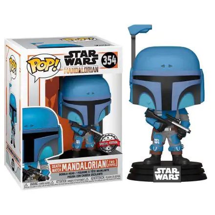 Star Wars The Mandalorian POP! Figurina TV Vinyl Mandalorian Death Watch (Două Dungi) 9 cm termékfotója