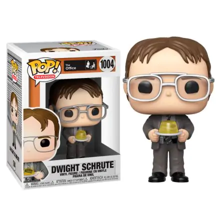 The Office US POP! TV Figurina de vinil Dwight cu Jello Stapler 9 cm poza produsului