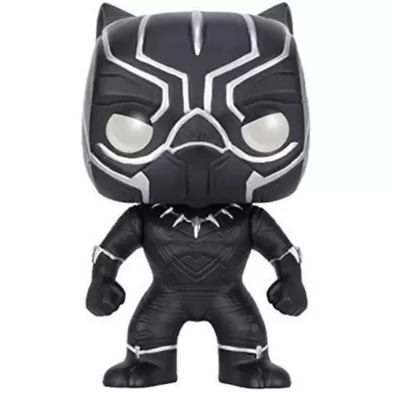 Captain America Civil War POP! Figurina de Vinil Bobble-Head Black Panther 10 cm poza produsului