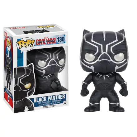 Captain America Civil War POP! Figurina de Vinil Bobble-Head Black Panther 10 cm termékfotója