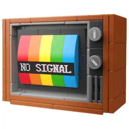 POP Series Construction Kit 1970 Colour Television 132 piese poza produsului