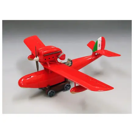 Kit model avion Porco Rosso Savoia S.21 Seaplane + figurina Porco Rosso poza produsului