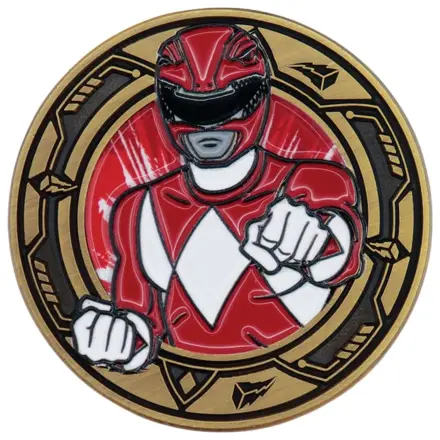 Power Rangers Moneda de Colectie Red Ranger Editie Limitata poza produsului