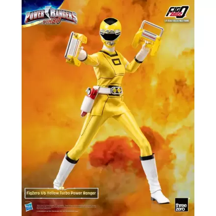 Power Rangers Turbo FigZero Figurina de Acțiune 1/6 Yellow Turbo Power Ranger 30 cm termékfotója