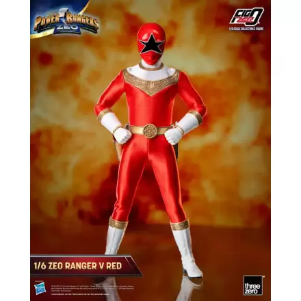 Power Rangers Zeo FigZero Figurina de Acțiune 1/6 Ranger V Roșu 30 cm termékfotója