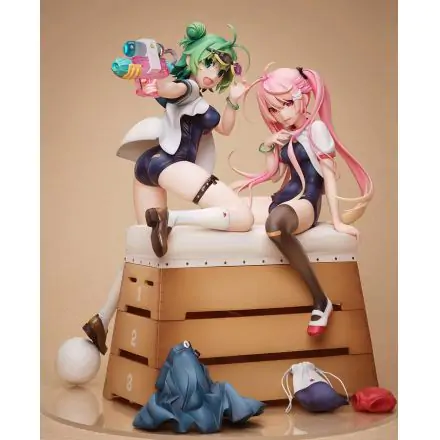 Poyoyon Rock Artwork Collection Statuie PVC 1/5.5 Midori & Pink Sukumizu 28 cm termékfotója