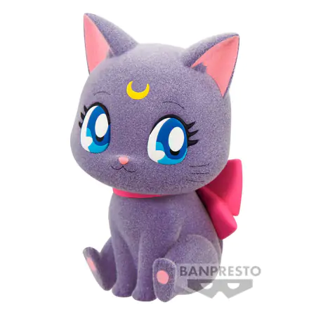 Pretty Guardian Sailor Moon Cosmos the Movie Luna Big Ribbon Fluffy Puffy figurina 7cm poza produsului