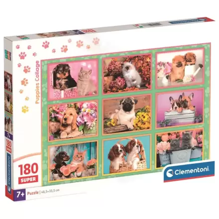 Puppies Collage super puzzle 180 piese poza produsului