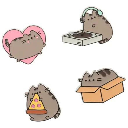Pusheen set de 4 insigne poza produsului
