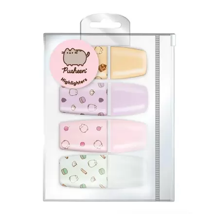 Pusheen Set 4 evidențiatoare poza produsului