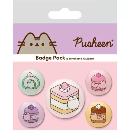 Pusheen Set 5 insigne poza produsului