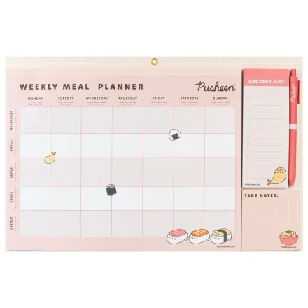 Pusheen Sushi Roll magnetic meal planner poza produsului