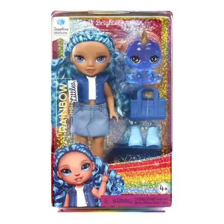 Rainbow High mica papusa fashion albastra poza produsului