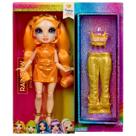 Rainbow High Style Icons Fashion Dolls papusa Poppy poza produsului