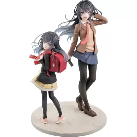 Statuie PVC Rascal Does Not Dream of a Knapsack Kid Mai Sakurajima High School Graduation Ver. & Knapsack Kid 19 cm termékfotója