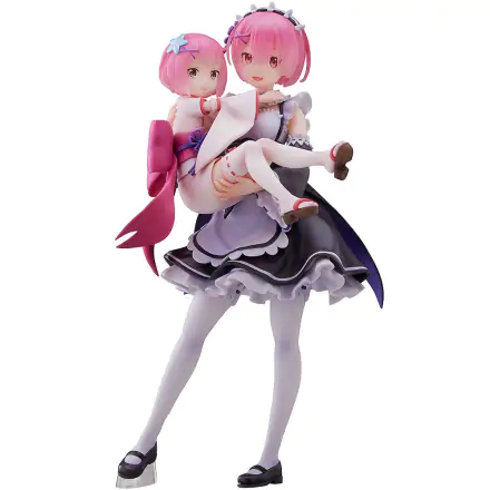 Re:Zero Starting Life in Another World Statuie PVC 1/7 Ram & Childhood Ram 23 cm termékfotója