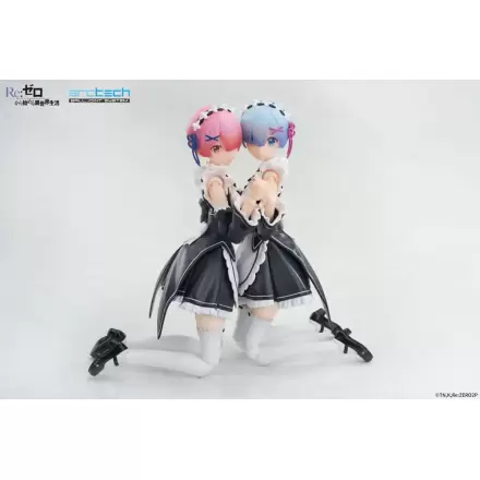 Re:Zero Starting Life in Another World Arctech Posable Series Figurine de Acțiune 2-Pack 1/8 Rem & Ram 20 cm poza produsului