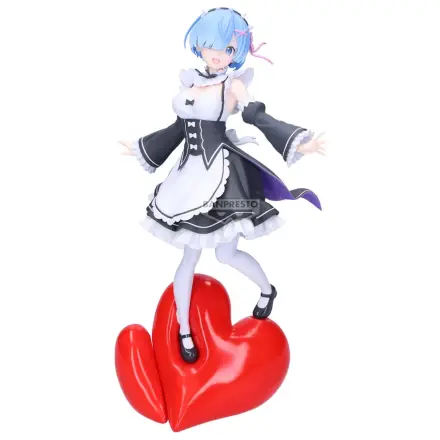 Figurina Re:Zero Starting Life in Another World Espresto Poppin Heart Rem 28 cm poza produsului