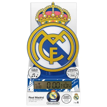 Lampa 3D Real Madrid cu alarma poza produsului
