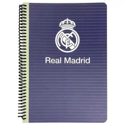 Real Madrid Blue B/5 Carnet spiralat cu linii 70 de coli poza produsului
