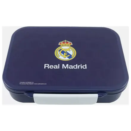 Real Madrid Blue Cutie de prânz cu mai multe compartimente, Cutie Sandwich poza produsului