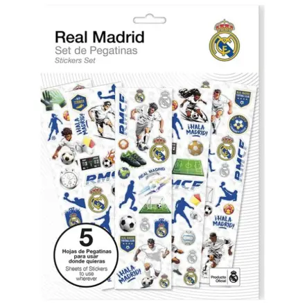 Real Madrid Emblem Set de autocolante 5 bucati poza produsului