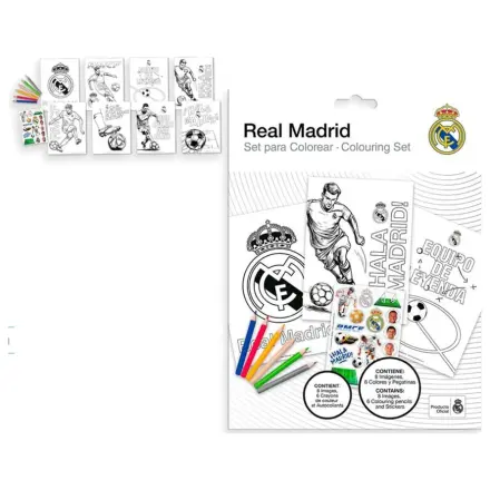 Real Madrid Hala Set de colorat cu stickere poza produsului