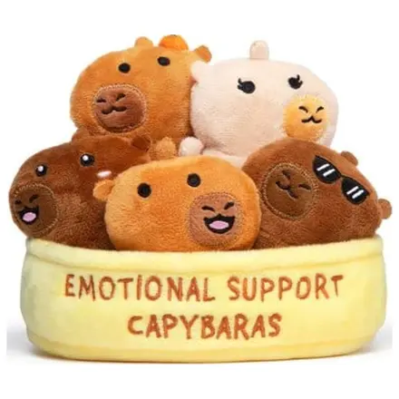 Relatable Emotional Support Plush Figure Capybaras poza produsului