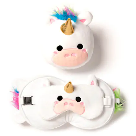 Relaxeazzz Unicorn pernă de călătorie și mască de ochi poza produsului