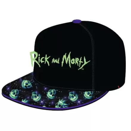 Rick & Morty Curved Bill Șapcă Logo Neon termékfotója