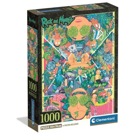 Rick and Morty 2 puzzle 1000 piese poza produsului